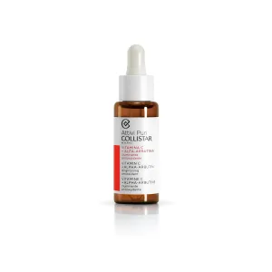 Collistar Attivi Puri Vitamin C Serum   Alpha Arbutin Face Drops for Anti-Ageing Moisturising Effect, Also for Sensitive Skin, Free from Silicone, Alcohol and Dyes 30 ml