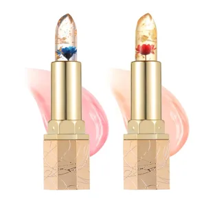 Color Changing Lipstick, 2025 New Gold Color Changing Lipstick for Women, Long Lasting Lip Gloss Moisturizing Lip Stain Makeup (01 02)
