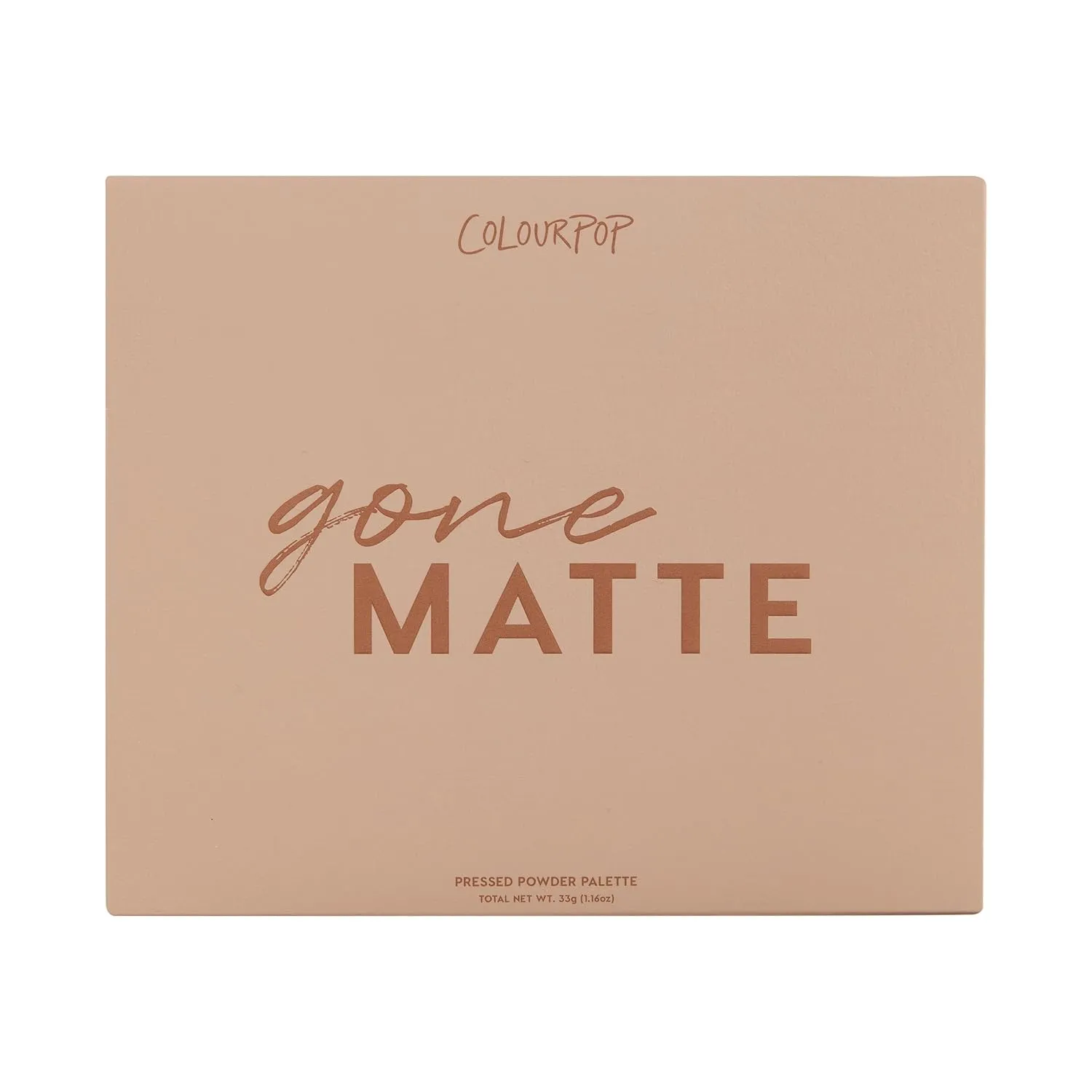 ColourPop Eyeshadow Palette - Eye Makeup Palette with Matte, Metallic, Matte Sparkle & Glitter Finishes - High-Pigment Eye Makeup with a Long-Wearing Formula - Gone Matte (0.3 oz)