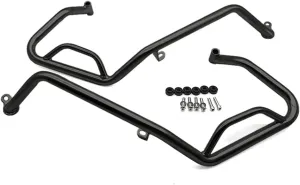 Compatible with H-onda X-ADV750 2021-2024 Motorcycle 304 Stainless Steel Engine Tank Guard Highway Crash Bars Bumper Stunt Cage Protector(Lower Black Only)