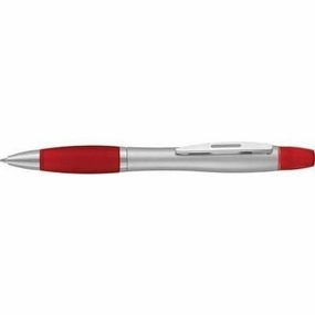 CONTOUR MAX BALL PEN & HIGHLIGHTER in Silver & Red