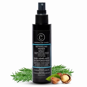 Controlled Chaos Hair Detangler Spray - Heat Protectant Spray for hair with Rosemary Leaf Extracts, Jojoba Oil, & Olive Oil-Adds Moisture, Shine & Control (5oz)