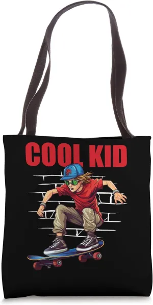 COol Kid Skater Stereotype Tote Bag