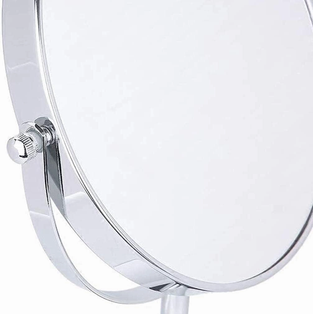 Cosmetic Mirror Makeup Vanity Mirror,Desktop Two-Sided Beauty Mirror 3X Magnification Cosmetic Mirror 360° Swivel Bathroom Mirror Little Mirror(6inch)