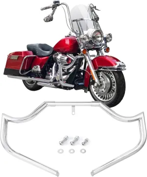 Crash Bar Engine Guard Highway Bar Fit for Harley Softail Street Bob FXBB 2018-2023, Low Rider FXLR, Fat Boy FLFB, Breakout FXBR (Chrome)
