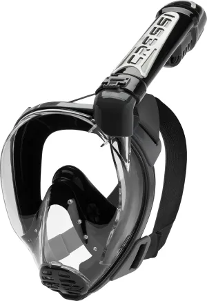 Cressi Adult Snorkeling Full Face Mask - Wide Clear View, Anti-Fog System - Easy Breathing: Safety First - New 2019 - Duke Dry: Designed in Italy: Quality Since 1946