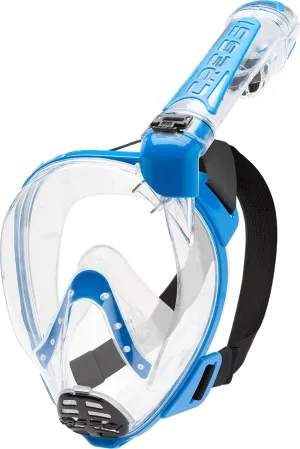 Cressi Adult Snorkeling Full Face Mask - Wide Clear View, Anti-Fog System - Easy Breathing: Safety First - New 2019 - Duke Dry: Designed in Italy: Quality Since 1946