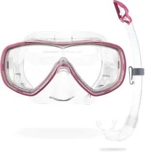 Cressi Adult Wide View Comfortable Snorkeling Mask & Snorkel - Onda & Mexico: made in Italy
