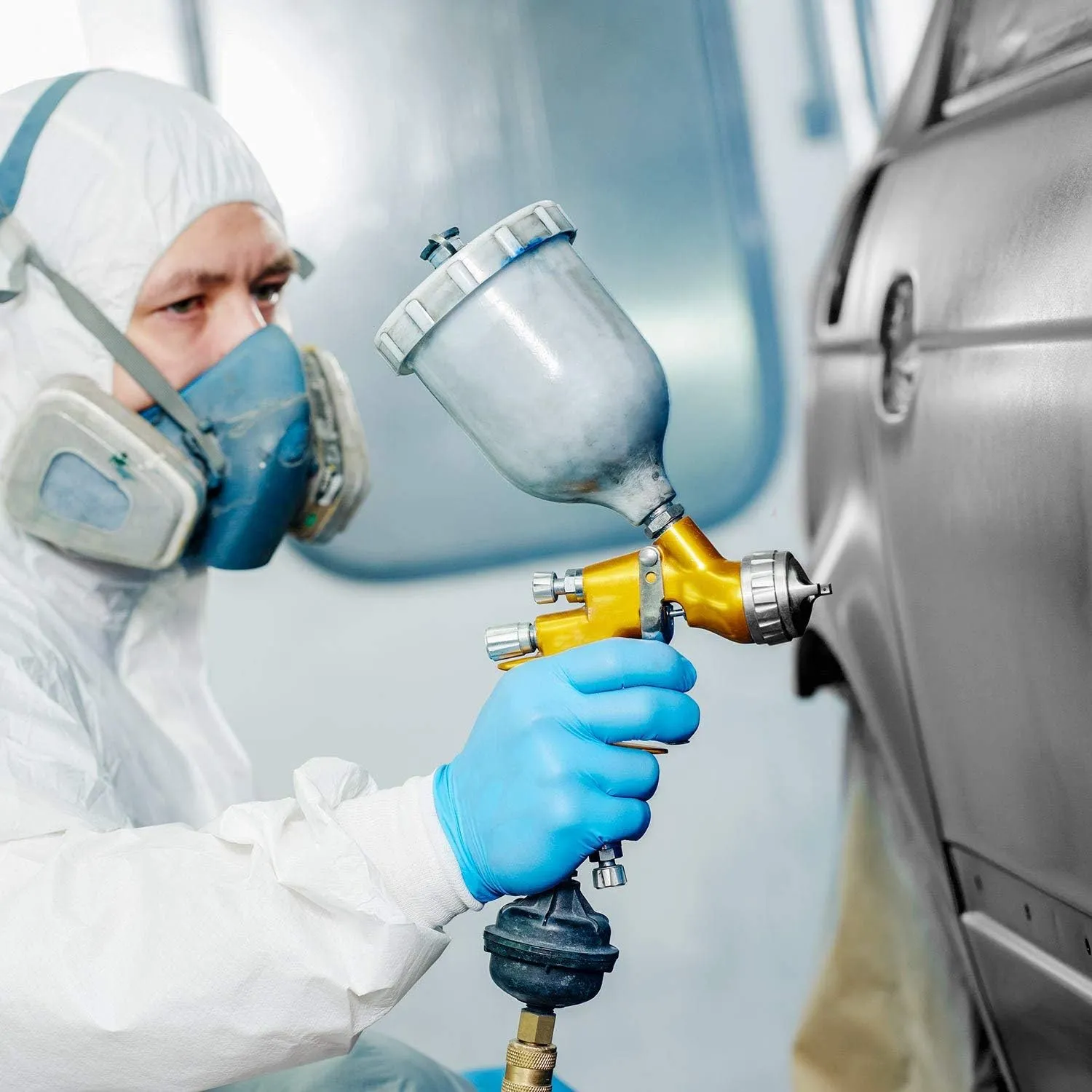 Custom Shop - Gray Epoxy Primer/Sealer 2.1 VOC (1 Quart Kit) Anti-Corrosive DTM High-Performance Primer for Automotive and Industrial use Kit = 1 Pint Epoxy Primer  1 Pint. Epoxy HDR. (1-1 Mix)