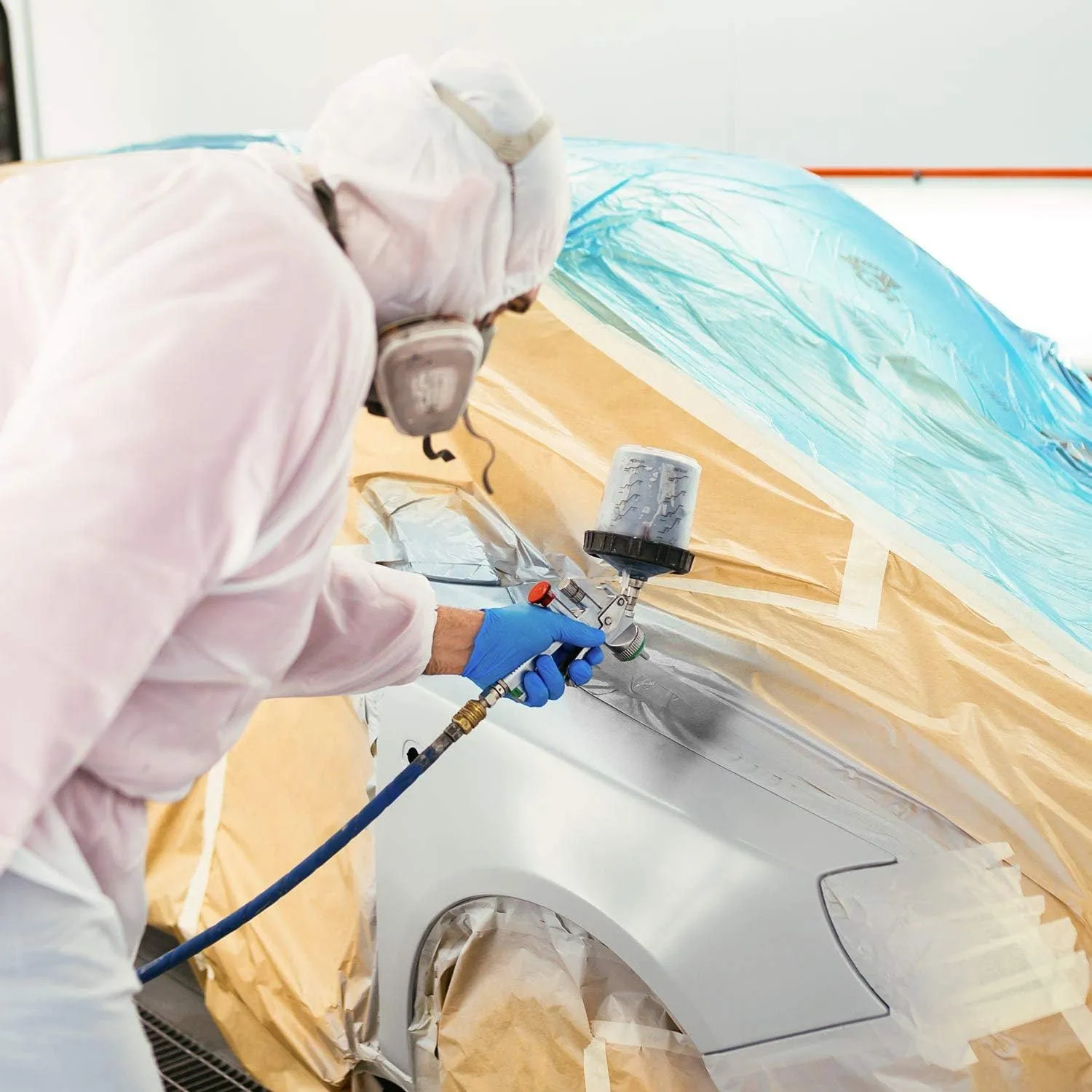 Custom Shop - Gray Epoxy Primer/Sealer 2.1 VOC (1 Quart Kit) Anti-Corrosive DTM High-Performance Primer for Automotive and Industrial use Kit = 1 Pint Epoxy Primer  1 Pint. Epoxy HDR. (1-1 Mix)