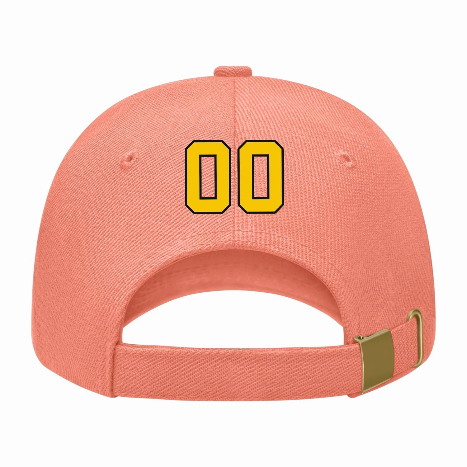 Custom Coral Pink Peach Powder Hat