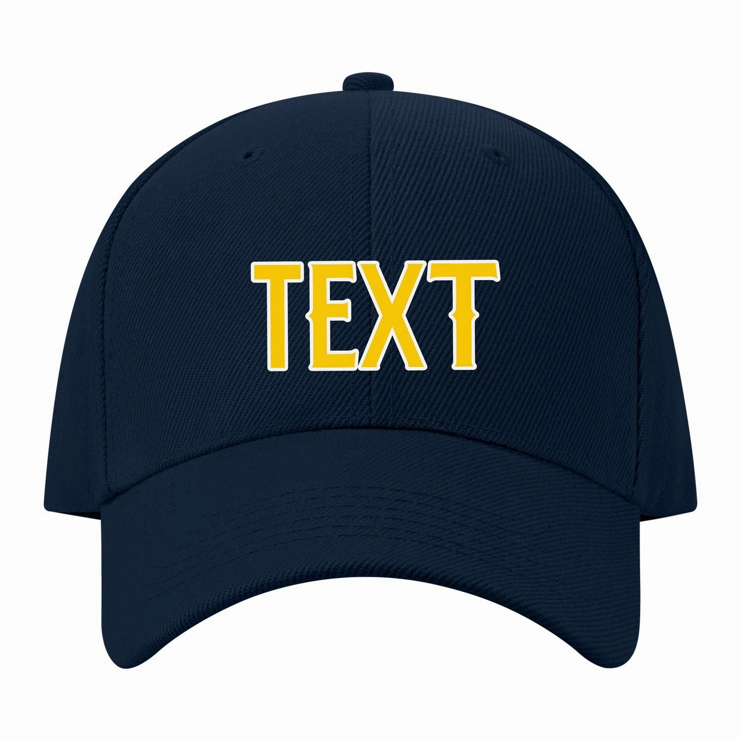 Custom Navy Peach Powder Hat