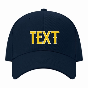 Custom Navy Peach Powder Hat
