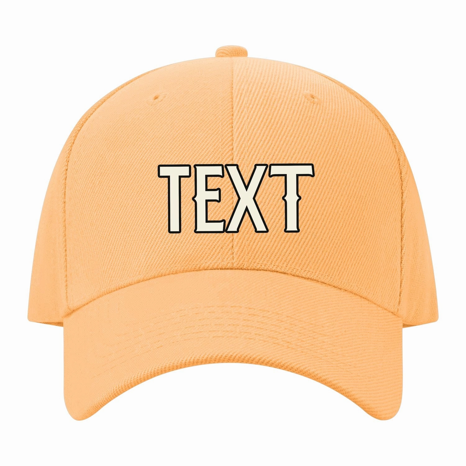 Custom Peach Powder Light Purple Hat