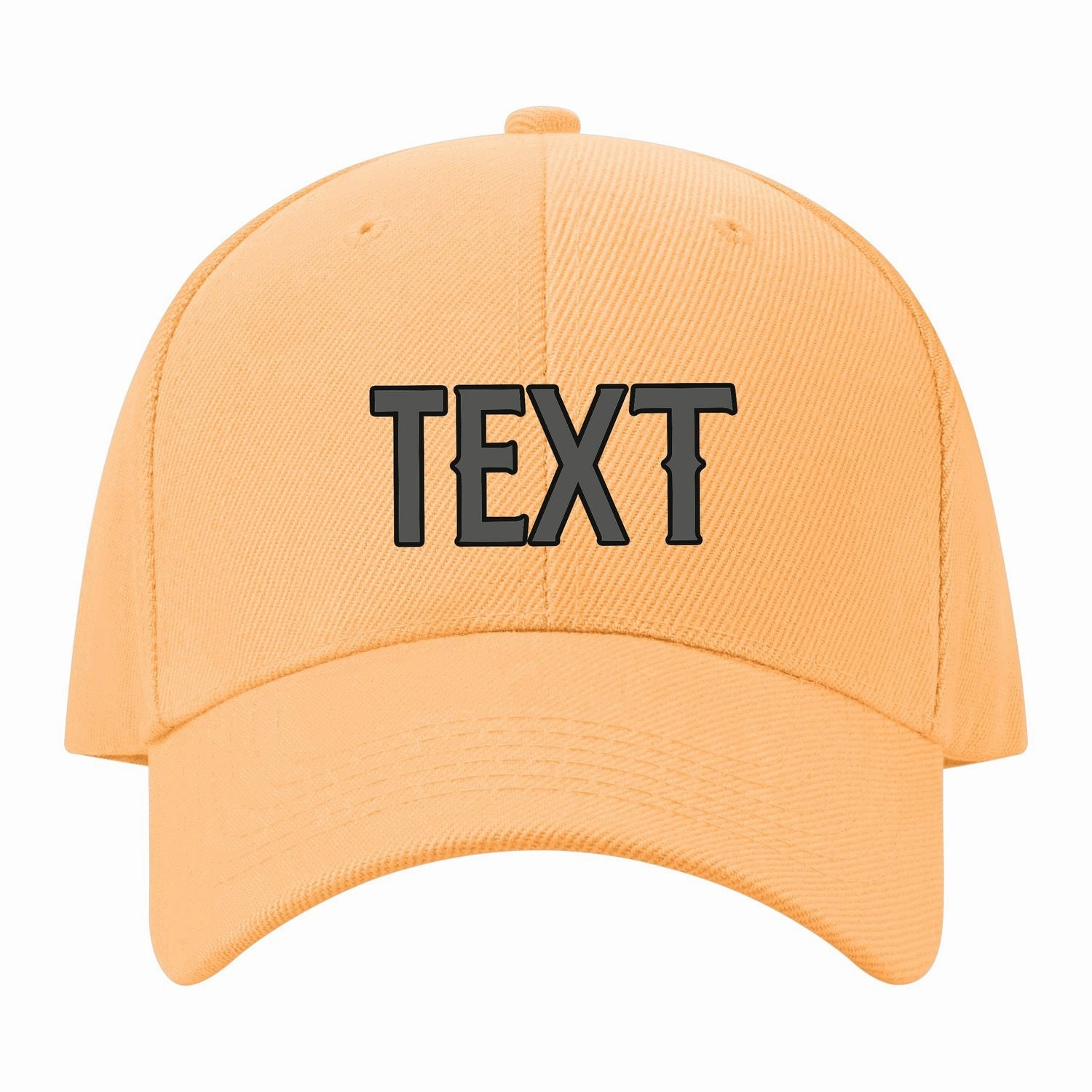Custom Peach Powder Orange Hat