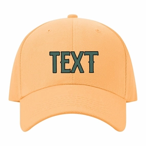 Custom Peach Powder Slate Gray Hat