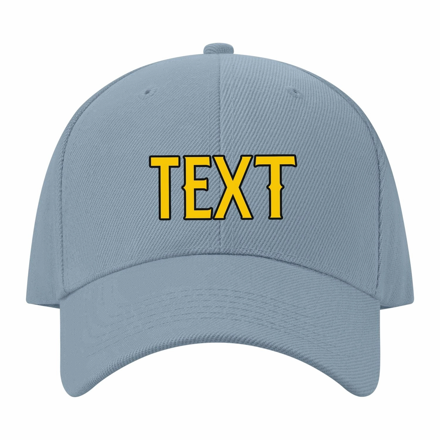 Custom Slate Gray Peach Powder Hat