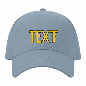 Custom Slate Gray Peach Powder Hat