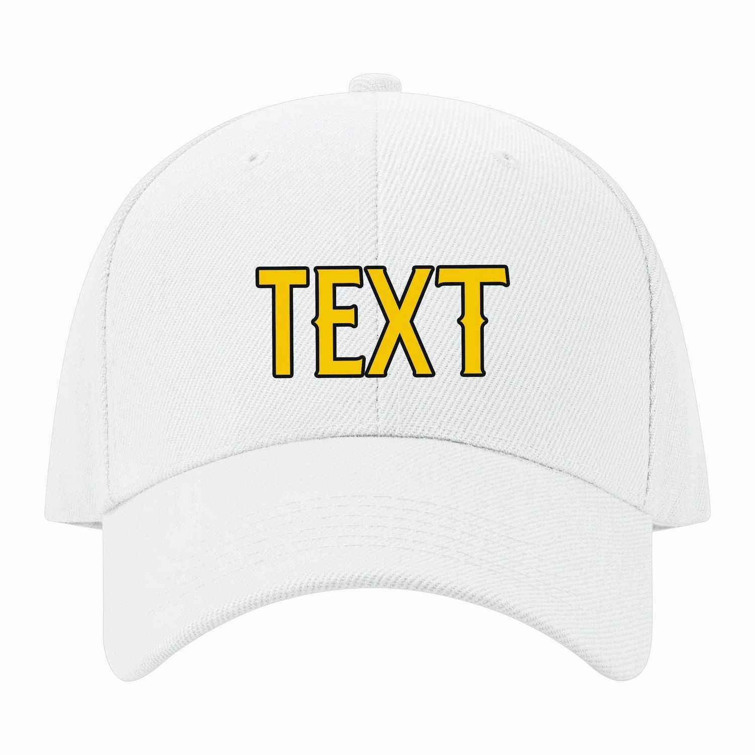 Custom White Peach Powder Hat