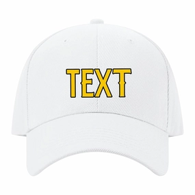 Custom White Peach Powder Hat