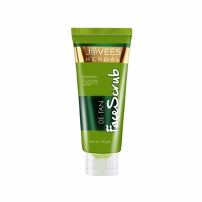 De-Tan Scrub With SPF For Brightening & Revitalizing Face Scrub | Remove Dead Skin | Smooth and Clear Complexation With Turmeric & Aloe Vera | For All Skin Type- 100g