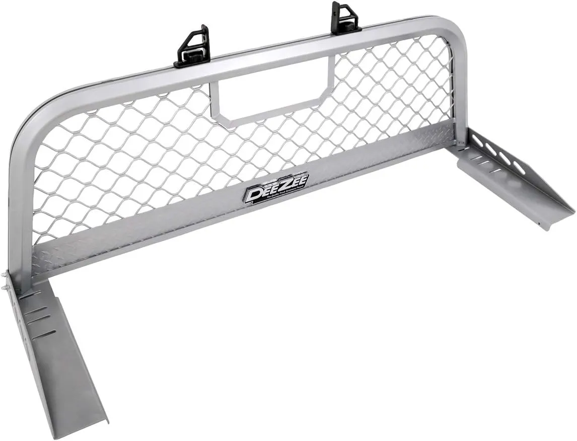 Dee Zee DZ95072R Silver Aluminum Mesh Cab Rack