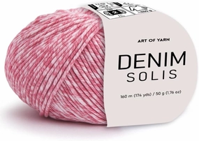 DENIM SOLIS Variegated yarn 55% Cotton,45% Poliacrylic,Total 200g(7.04 Oz),640m(696 Yds) Soft Smooth Yarn Sport – Fine2 for Crocheting, Knitting, Amigurumi,Blankets,garments –4 Skein 99941