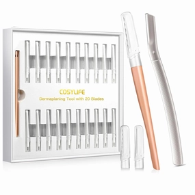 Dermaplaning Tool for Face Exfoliation and Eyebrow Razor Dermaplaning Tool for Women Face