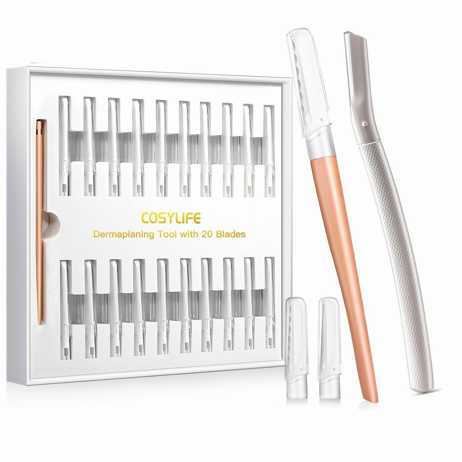 Dermaplaning Tool for Face Exfoliation and Eyebrow Razor Dermaplaning Tool for Women Face