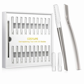 Dermaplaning Tool for Face Exfoliation and Eyebrow Razor Dermaplaning Tool for Women Face