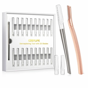 Dermaplaning Tool for Face Exfoliation and Eyebrow Razor Dermaplaning Tool for Women Face