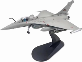 Diecast Plane Model 1：100 Scale Fort Rafale C Fighter Jet Diecast Model Air Force Aircraft for Display Collection