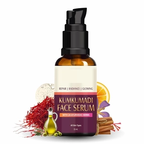 DK Face Night Serum All Skin Types-15ml Kumakumadi Face Oil For Glowing Brightening Skin Chemical Free Serum (Pack of 1)