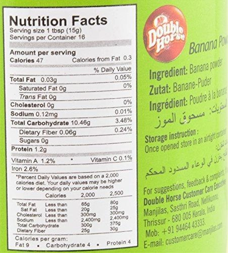 Double Horse Banana Powder (250 grams, Pack of 2)