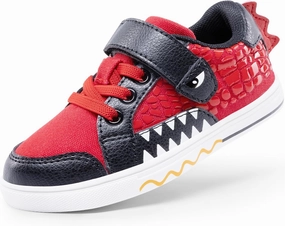 DREAM PAIRS Boys Sneakers Little Kids Toddler Shoes Storybook Causal Walking Shoes Non-Slip with Hook and Loop