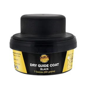 Dura-Gold Premium Black Dry Guide Coat Kit, 7 Ounces (200 Grams) - Powder that Instantly Highlights Auto Bodyshop Repair Surface Imperfections, Identify Body Filler Pinholes, Sanding Scratches Defects