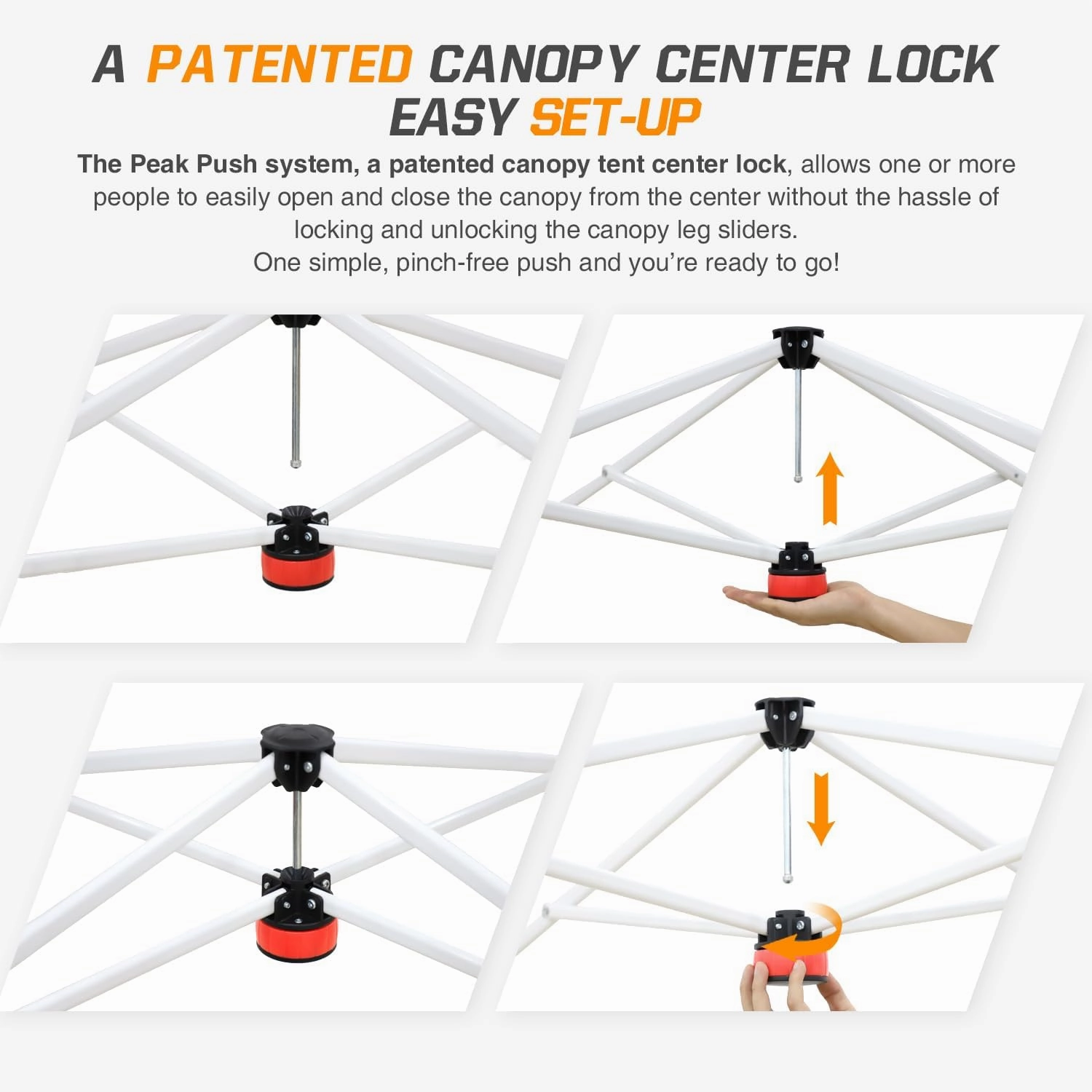 EAGLE PEAK Pop Up Canopy Tent with 1 Sidewall, Easy Setup Event Tent, Outdoor Sun Shade, Wheeled Carry Bag, Stakes and Guy Ropes, Instant Canopy 10x10, Peach Pink