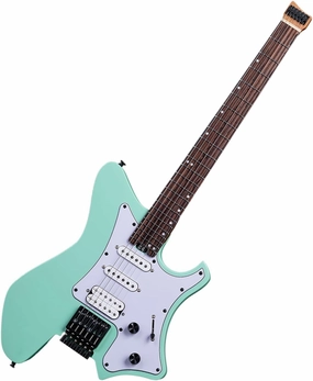 EART GW2P-SE Headless Electric Guitar, Solid Electric Guitar,Carbon-Roasted Hard Maple Neck Fully Adjustable Bridge, Satin Finish