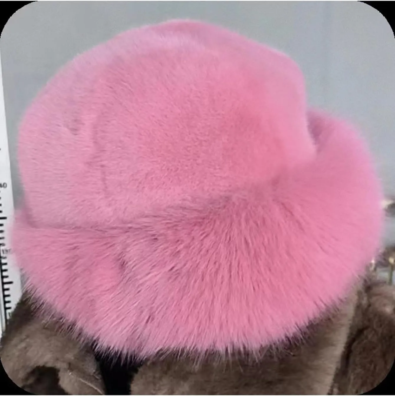 Eforcase 2PCS Women Winter Fuzzy Bucket Hat Warm Faux Fur Fluffy Hat Fisherman Cap Russian Cossack Style Hat for Cold Weather