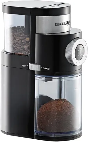 EKM200 Coffee Grinder mill Black Silver