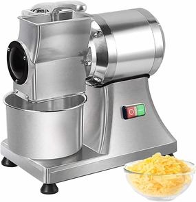 Electric Cheese Graters Machine,Cheese Grater Shredder Salad Maker,with Stainless Steel Bucket,for Cheese Butter Cheese Bread Bran, 0.75HP/550W 88lb/Hour