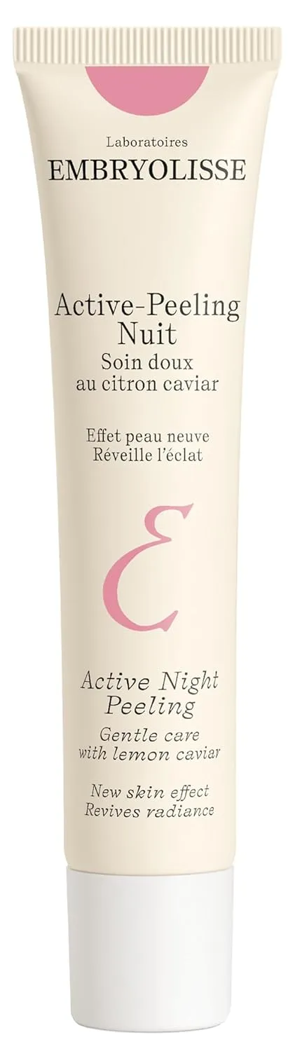 Embryolisse Active Night Peeling Treatment. Ultra Gentle Night Exfoliating Cream with Shea Butter for Radiant Skin. Leaves the Face Softer, Rejuvenated & More Radiant. 1.35 Fl Oz
