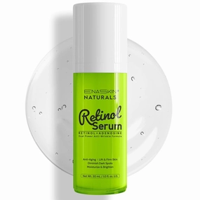 Enaskin Naturals Retinol Serum for Face: Anti-Wrinkle Filler for Deep Wrinkles, Dark Spot & Neck Firming with Hyaluronic Acid, 1 Fl Oz