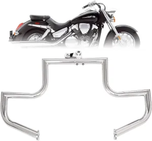 Engine Guard Highway Freeway Crash Bar for Honda VTX 1300 R S C Models 1300R 1300C 1300S (Silver)