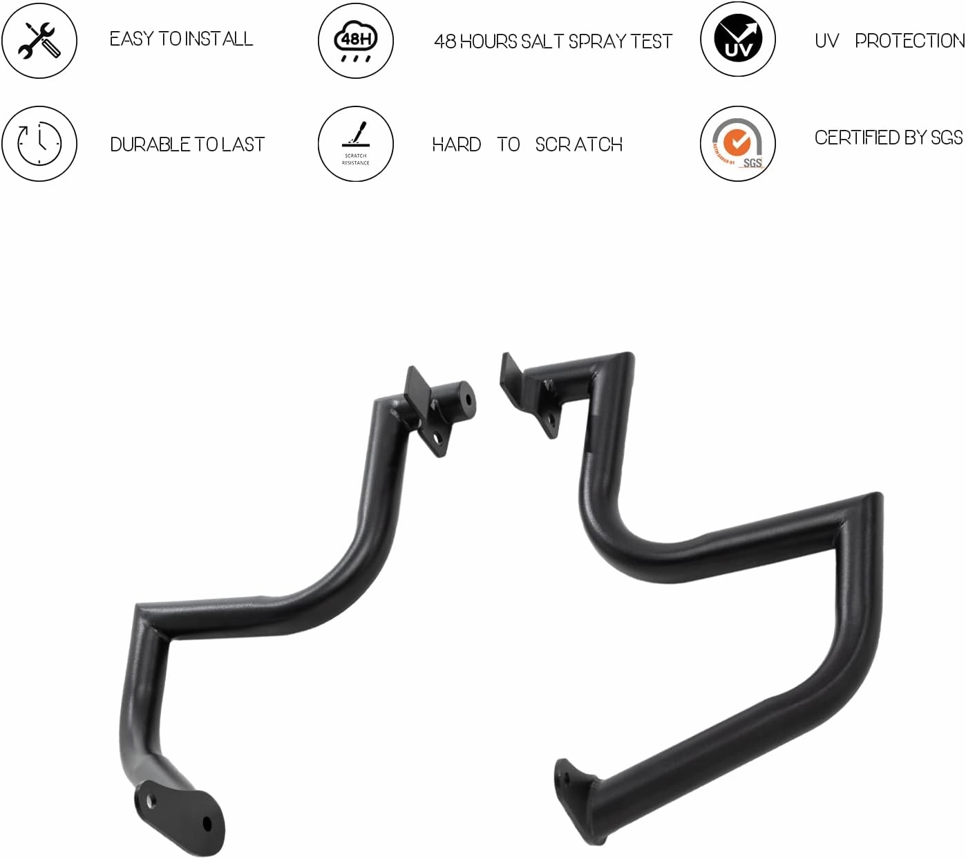 Engine Guard Highway Crash Bar for Kawasaki Vulcan 900 VN900 Classic Custom 2006-2019(Black)