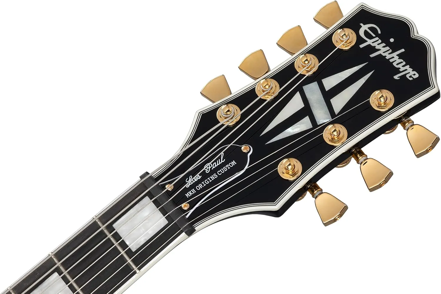 Epiphone Matt Heafy Les Paul Customs Origins 7 String, Ebony with Case