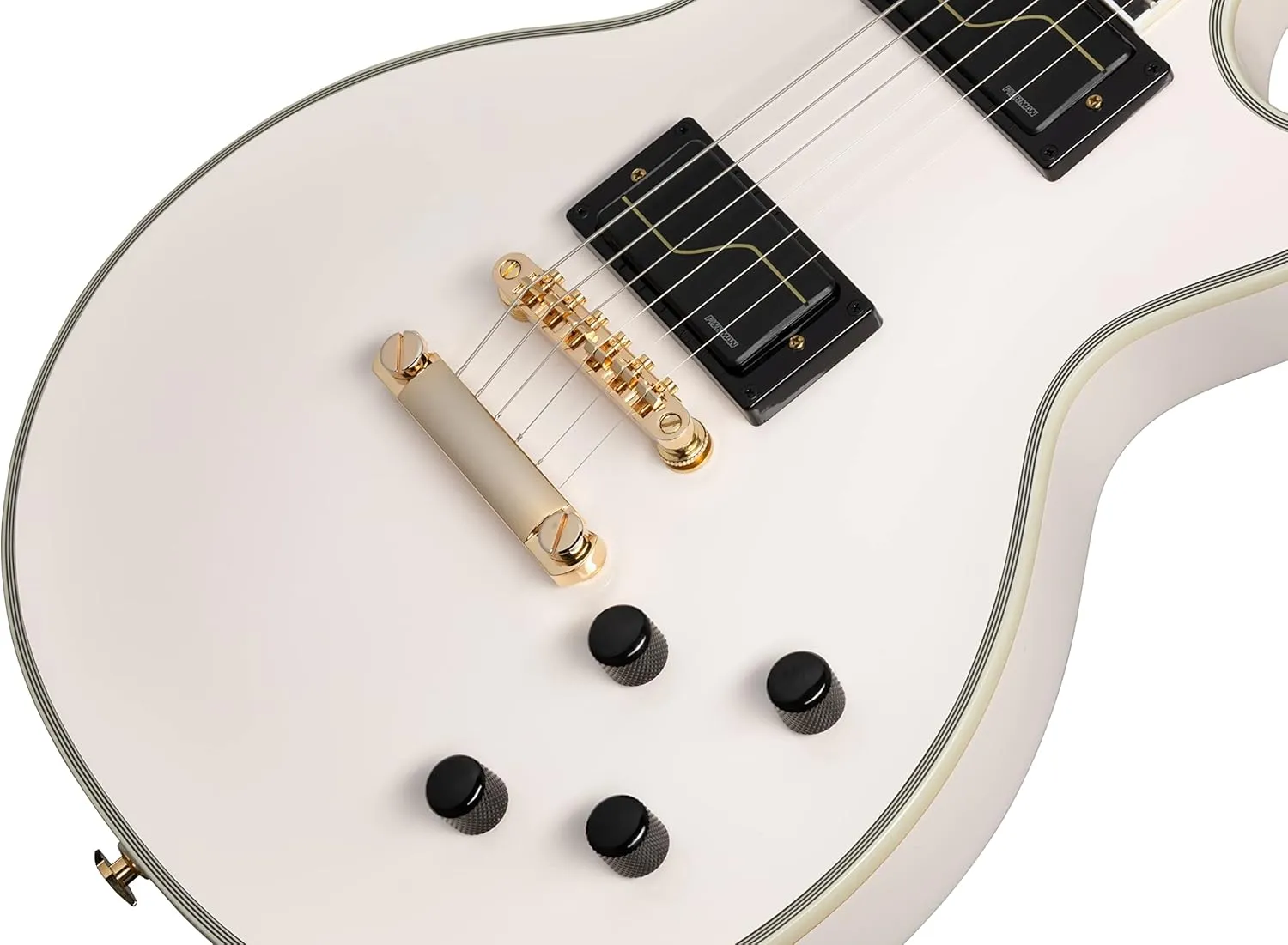 Epiphone Matt Heafy Les Paul Customs Origins, Bone White with Case