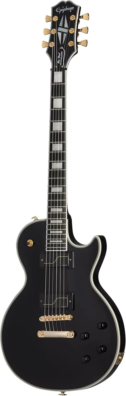 Epiphone Matt Heafy Les Paul Customs Origins, Ebony with Case