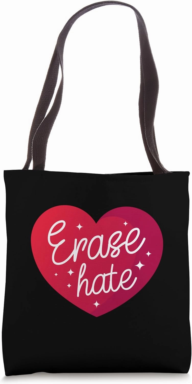 Erase Hate Stereotype Tote Bag
