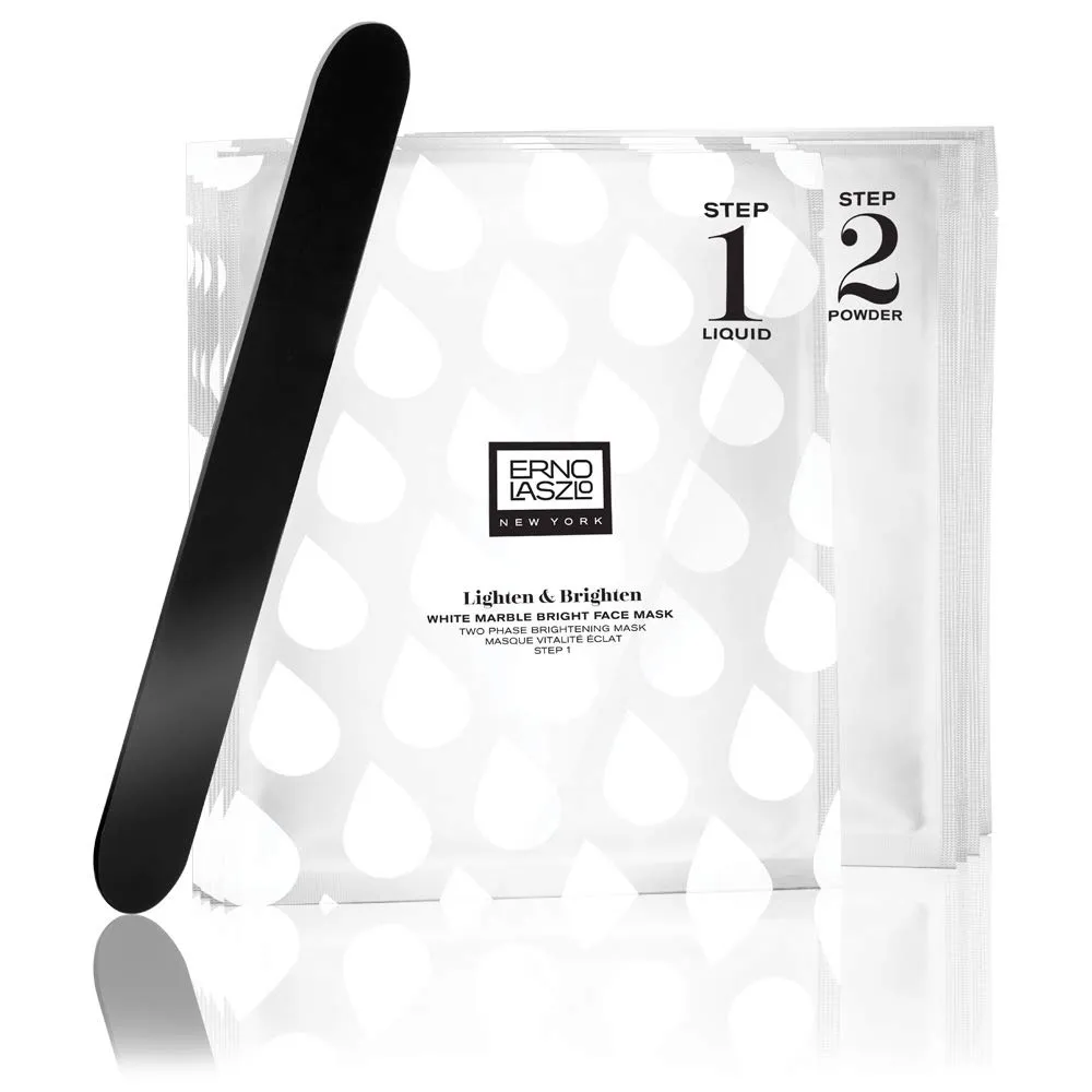 Erno Laszlo White Marble Bright Face Mask, 4 Count